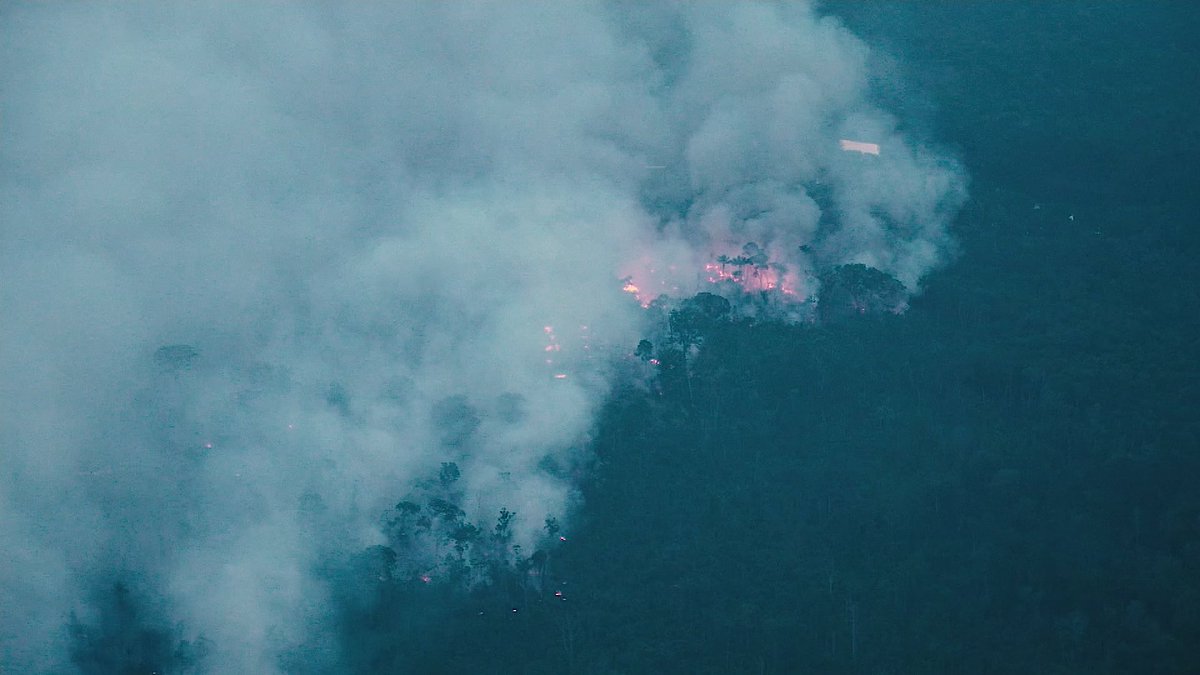 itvnews's tweet image. Area the size of the UK ablaze in Amazon as forest fire numbers soar
bit.ly/2NnbWfr