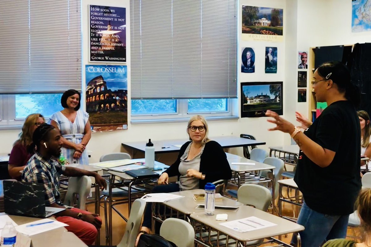 KMcGrath39's tweet photo. What an uplifting two days spent with the newest members of the #FCPSELA family. They come with so much knowledge, experience, and compassion to share with our students. #FCPSWelcome https://t.co/XbsQeFt0Jm