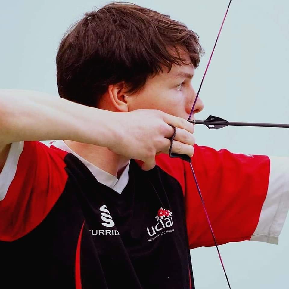 UCLan_Archery's tweet photo. Name: Daniel Kilgallon

Role: Team Captain, Level 1 Coach

Archery style: Barebow (and longbow)

About me: Im going into my 3rd year of forensic psychology and am a lancashire county barebow team archer. I love winning shiny medals.#uclansu #uclan @archerygb  #uclanarchery https://t.co/amPtS3n4Mt