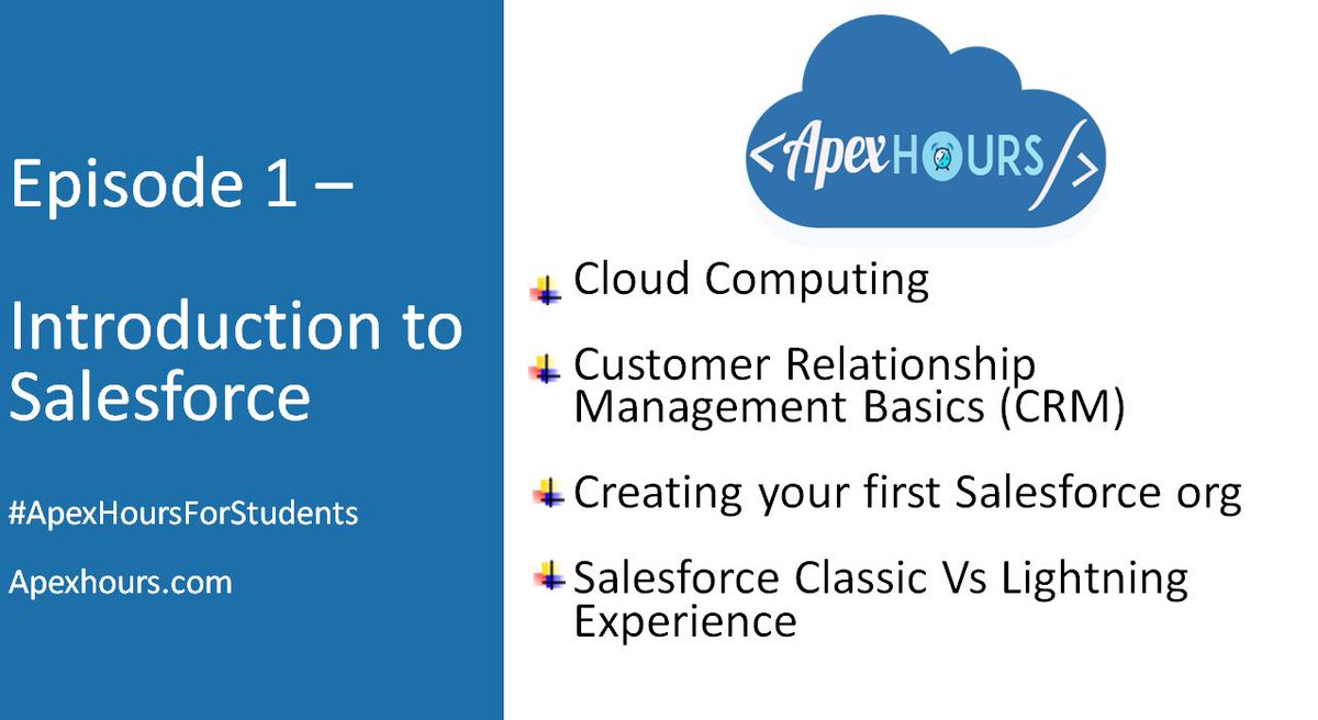 amit_sfdc's tweet photo. Thank you so much @ApexHours For Students Team.
Great team work @jigarshah189 @cloudyamit @atulrajguru9 @jayeshtej @bhaigadepuru
Here is playlist for "Salesforce Admin Training"
https://t.co/UpwPg4ivCG
#ApexHoursForStudents https://t.co/xjjxhoX75b