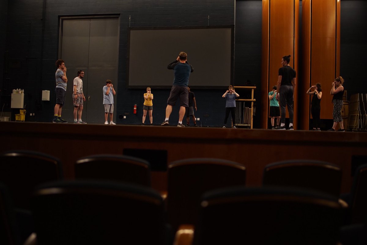 dueling_arts's tweet photo. Nothing like a morning warmup led by Erik Heger! We had a great couple of weeks at the Summer Theatrical Combat Workshop which wrapped earlier this month. ⚔️ Thanks for hosting us @SEMissouriState ! #stagecombatworkshop #warmup https://t.co/PwnFEl91Vc