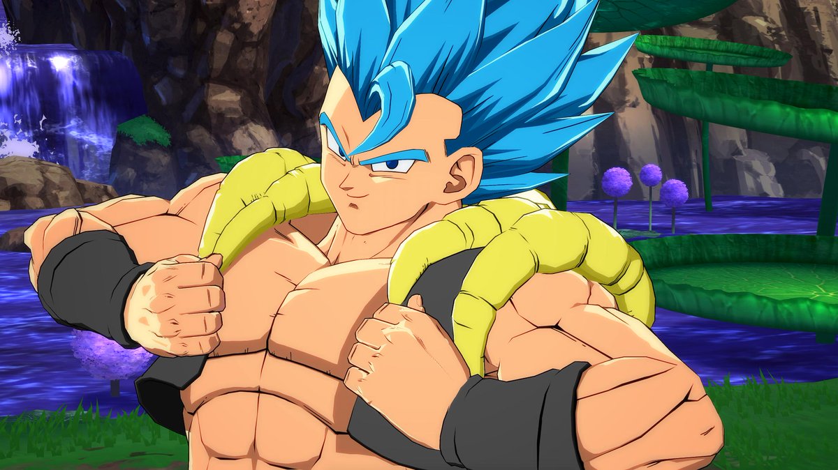 BandaiNamcoUS's tweet photo. TFW when mom says you look handsome.
 
[SSGSS] Gogeta is coming soon to #DRAGONBALLFighterZ! Are you ready to fight against this unstoppable fusion warrior? Order your copy today! https://t.co/qBSpAZa7qh https://t.co/YwRtEh0V8E