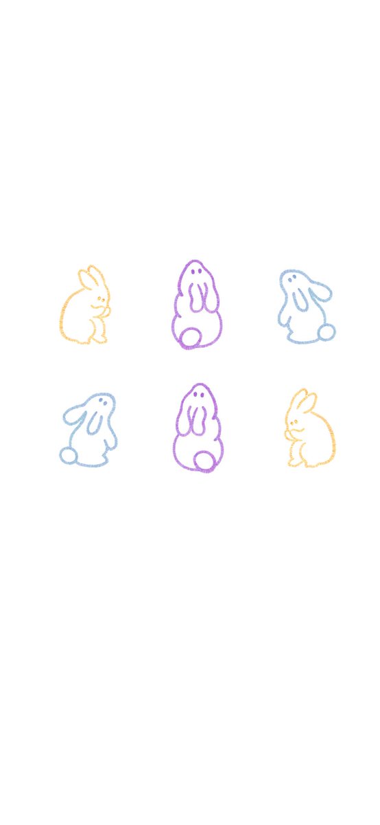 お菓子パーラー V Twitter 色鉛筆 イラスト Iphone スマホ 壁紙 うさぎ 画像 優しいうさちゃん ホーム画面 ウサギ Bunny Rabbit Drawing Illust