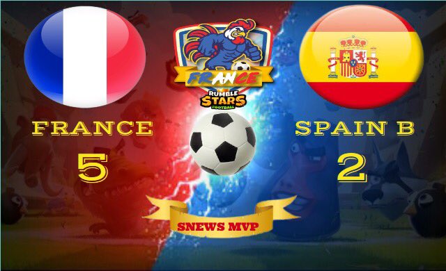 Ce soir l’EDF rencontrait l’équipe d’Espagne B pour les 1/8 de la @RSCC_CupC  et s’impose 5-2 mention spéciale pour snews qui sort 4 joueurs !