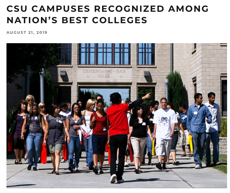 TheCSUEA's tweet photo. #CSU Campuses Recognized Among Nation's BEST #Colleges: https://t.co/RFDEcsjXC0
#PublicEducation #HigherEducation #MadeintheCSU #CSUSuccess #StandwithCSU #CalState #HigherEd #California #University https://t.co/kEVyjFjfeU