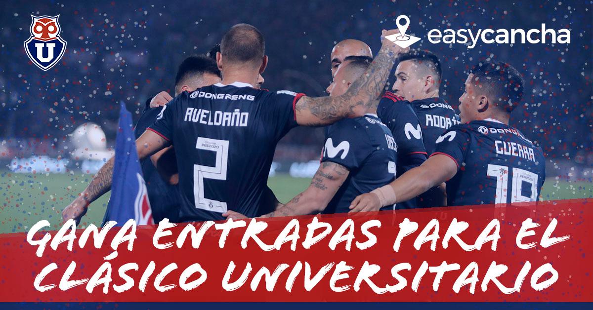 Junto a <a href="/easycancha_com/">easycancha</a> sortearemos 10 entradas dobles y 3 camisetas autografiadas para el #ClásicoUniversitario
Para participar:
1️⃣ Regístrate en la APP de EasyCancha ➡️ bit.ly/2Nka2MB
2️⃣ Comparte este tweet y responde con quién quieres ir.

¡Mucha suerte!
#VamosLaU 🤘
