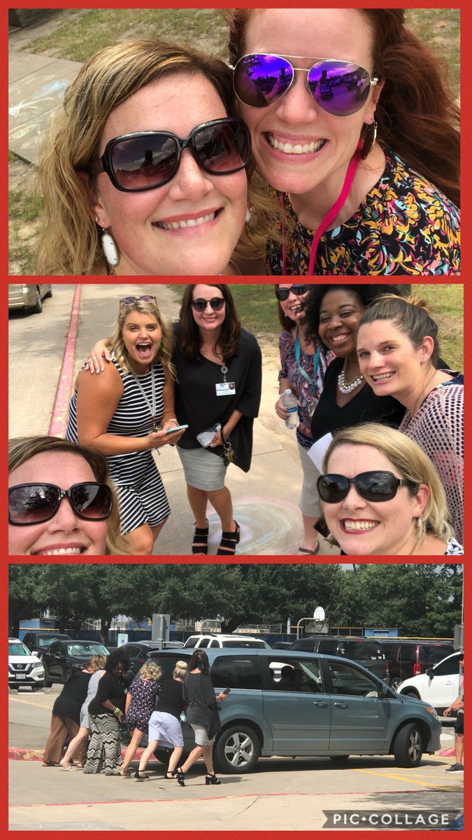 It literally is ‘hard work’ getting through carpool dismissal! So thankful for all my <a href="/MittelstadtKISD/">Mittelstadt Elem.</a> staff who helped with two stalled cars and still finished in 30 minutes on the 3rd day of school! #KleinFamily
