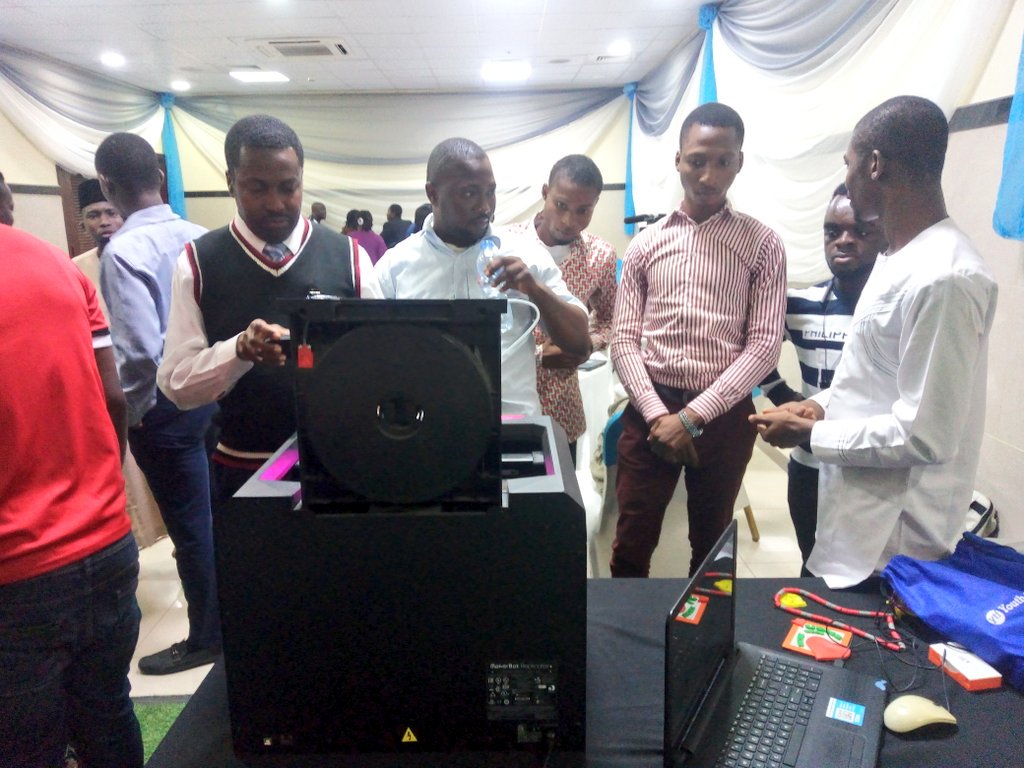 Clinton_Obioha's tweet photo. #3DAfrica @YouthforTech, a proud Sponsor and Partner #FAMA2019 at Civic Centre, Victoria Island, Lagos. Join us tomorrow for second day of the conference.
#3Dprinting https://t.co/BoJxO5TmS3