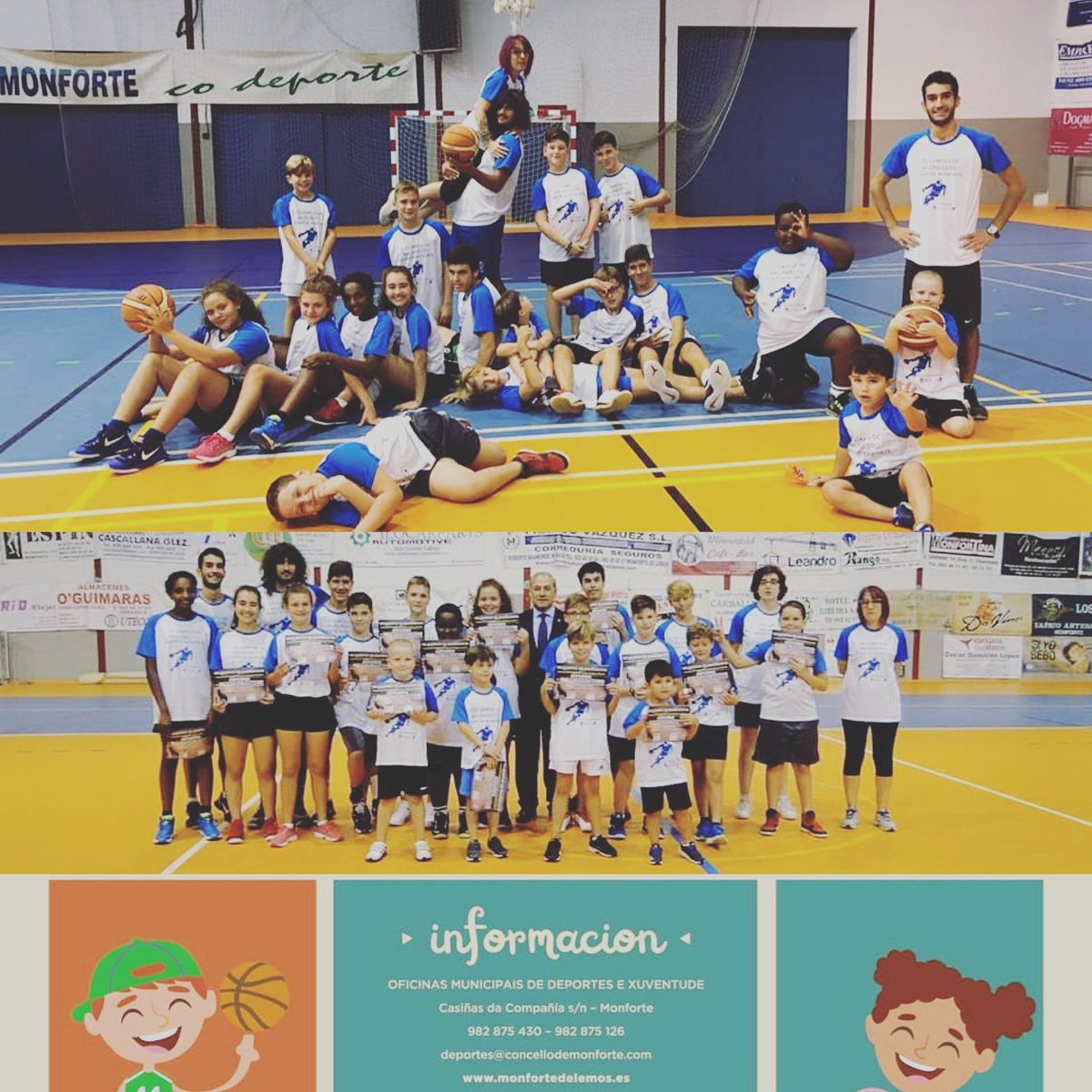CBValdeLemos's tweet photo. ¡Aínda estades a tempo de pasar unha gran semana de BALONCESTO con nós! ¡Agardámosvos! 🏀🏀🏀🏀🏀🏀 #CBValdeLemos #ConcellodeMonfortedeLemos #basketlovers https://t.co/Qj99uzJa8c