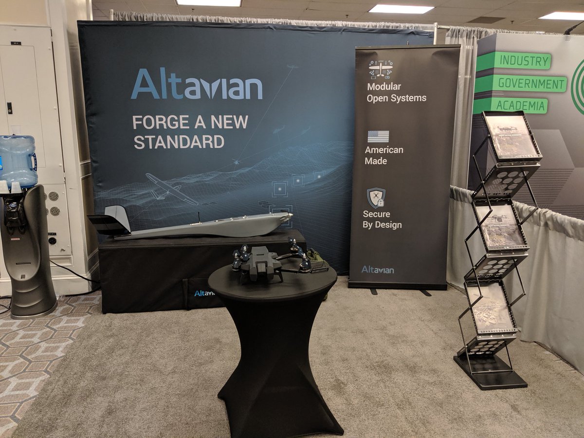 AltavianInc's tweet photo. Headed back to Florida after #USDPS19 Thanks to @AUVSI for putting on another great event for defense and industry. https://t.co/UEAqaUdv1W