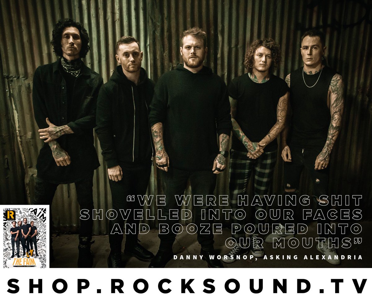 Rock Sound Asking Alexandria Have Never Shied Away From The Rock N Roll Lifestyle Until Now Danny Worsnop And Ben Bruce Talk Through The Past 18 Months Of Asking