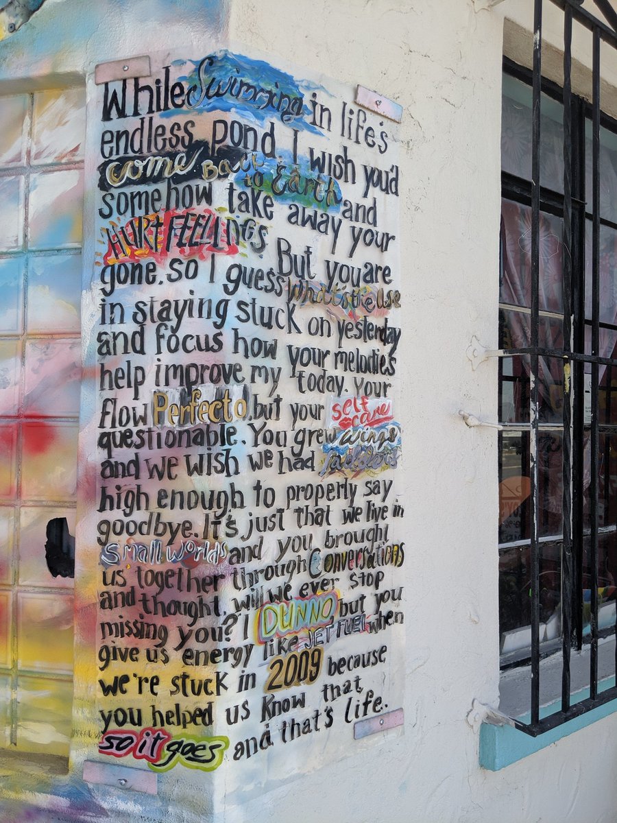 MacMillerMemoir's tweet image. A @MacMiller mural was spotted in Texas.