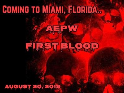 AepwOffical's tweet photo. AEPW First Blood Offical Logo!!! https://t.co/MSQFVB0MIb