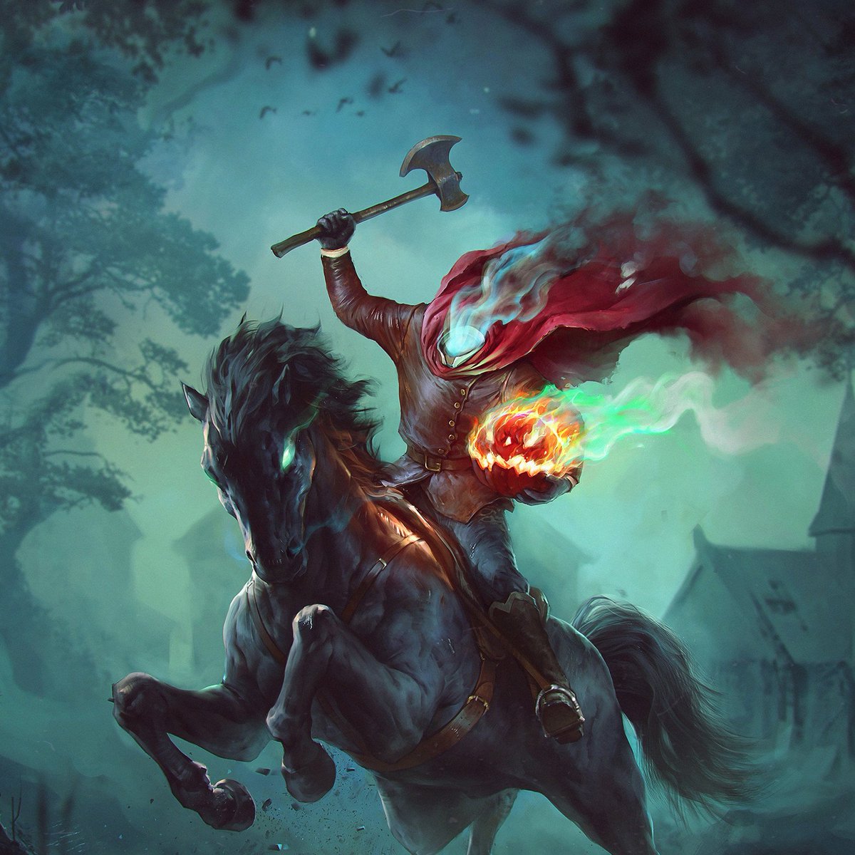 SumPunkWhoCares's tweet photo. #MonsterProfile:#MythicalBeastsCycle:
#TheHeadlessHorseman:
Most people recognize this guy as the #villain in #WashingtonIrving's #TheLegendOfSleepyHollow, but the legend is older than that. In America it's traced back to the #RevolutionaryWar, a soldier decapitated in battle. https://t.co/aF3LwPxpG7