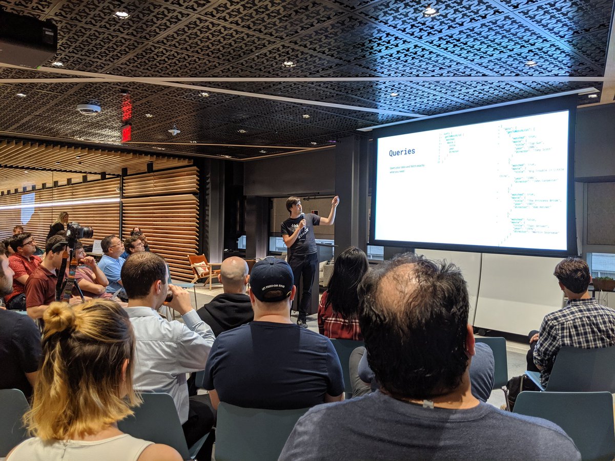 JAMstack_Philly's tweet image. CTO of @TakeShapeIO talking about @GraphQL at #JAMstack Philly!