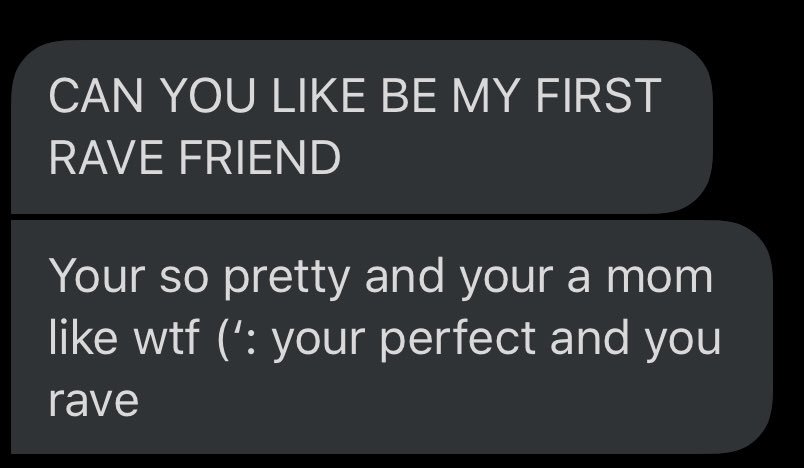 riddimqueen_'s tweet image. The absolute cutest DM I’ve ever gotten. Brb crying 😭😍💘 #softspot