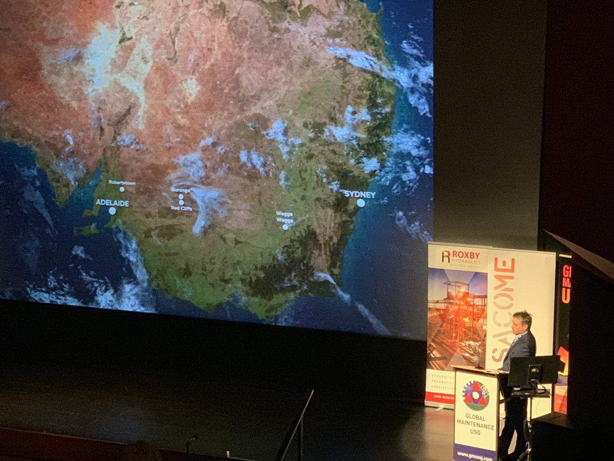 Mining_EnergySA's tweet photo. Energy transmission projects to lower prices, improve reliability and increase system security - an engaging presentation by SACOME member Ashley Manna from #ElectraNet @GMUSG in #PortPirie https://t.co/97CXY1KStS