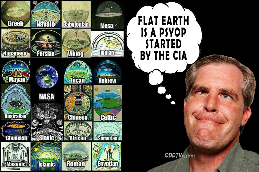 Image result for flat earth is NOT a psyop