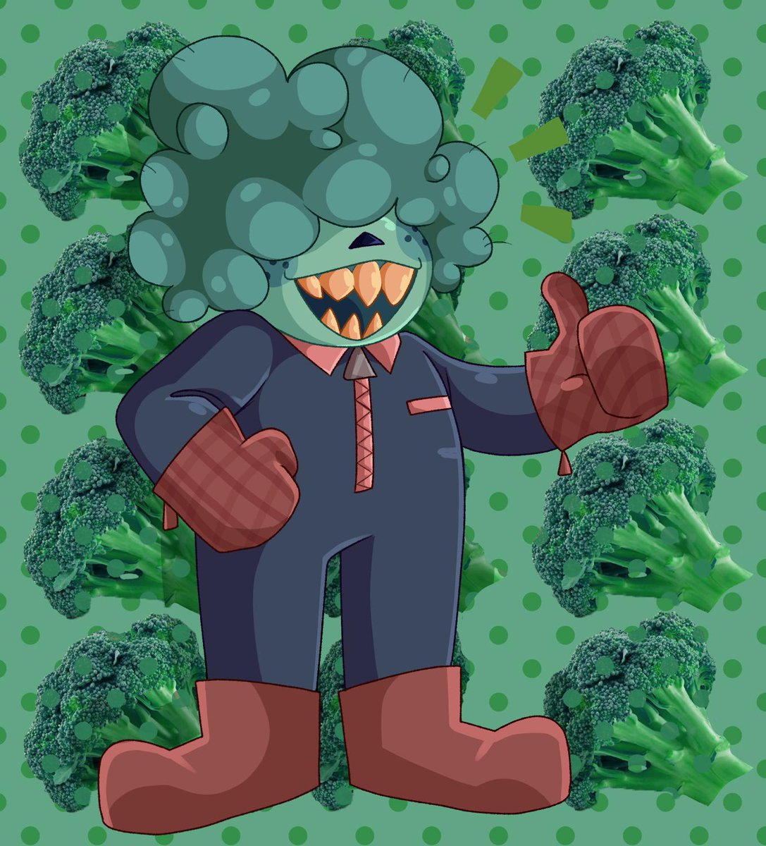 golden_teddie's tweet photo. broccoli boy!!! love this lil man, would buy him a lunchable #smileformegame #smileforme #gerrypodunk https://t.co/od4HVzO5as