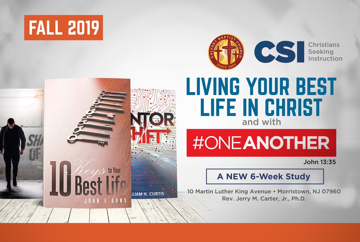 calvaryconnex's tweet image. Calvary our 6-week #FallBibleStudy "Living Your Best Life in Christ and with #OneAnother" begins the 2nd week of September! Sign up in the fellowship hall after each Sunday's worship experience or click the link below.
 calvarybc.info/event/fall-csi…

 #CBCMorristown #grief #mentorshift
