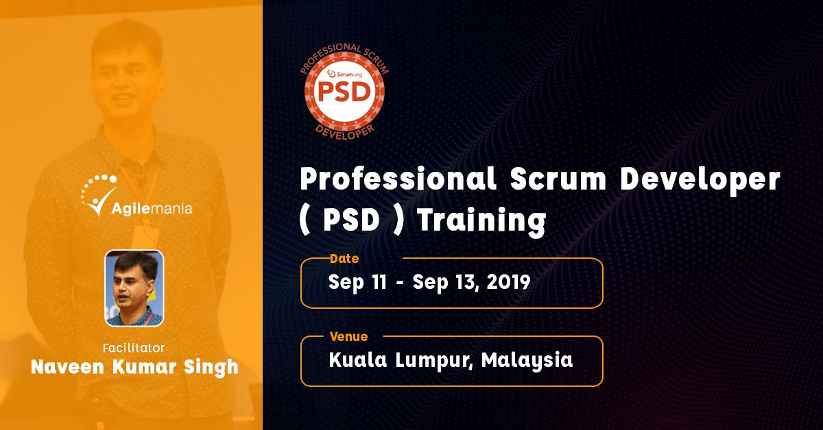 agilemania's tweet photo. Professional Scrum Developer Training (#psd) Is a Unique and Intensive 3-days Course Where You Will Be Teaches How to Create Great Software Using the Scrum Framework.
Enroll for our upcoming #PSDtraining in Kuala Lumpur, Malaysia by @naveenhome on 11th - 13th Sep. @Scrumdotorg https://t.co/xgyIbwBdbF