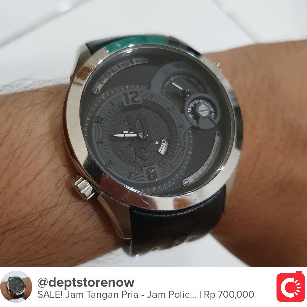 drewnyo's tweet photo. Selling SALE! Jam Tangan Pria - Jam Polic... Rp 700,000 https://t.co/YJkfbsk9fz #carousell @carousell_id https://t.co/iJ5Kt3buVV