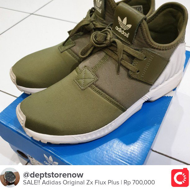 drewnyo's tweet photo. Selling SALE!! Adidas Original Zx Flux Plus Rp 700,000 https://t.co/kz38L9TR8r #carousell @carousell_id https://t.co/s6xwoFSMe4