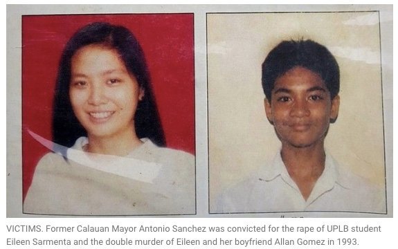 theluciasilva's tweet photo. The leader of the armed men who kidnapped, murdered and raped Eileen and Allan after their classes in UPLB was then the chief of police of Calauan. CHIEF OF POLICE. 

AND NOW BATO AND ALBAYALDE WANT THE PNP/AFP IN UP AND OTHER SCHOOLS. 

Remember their faces.

NEVER AGAIN. https://t.co/ut7FImj9lD