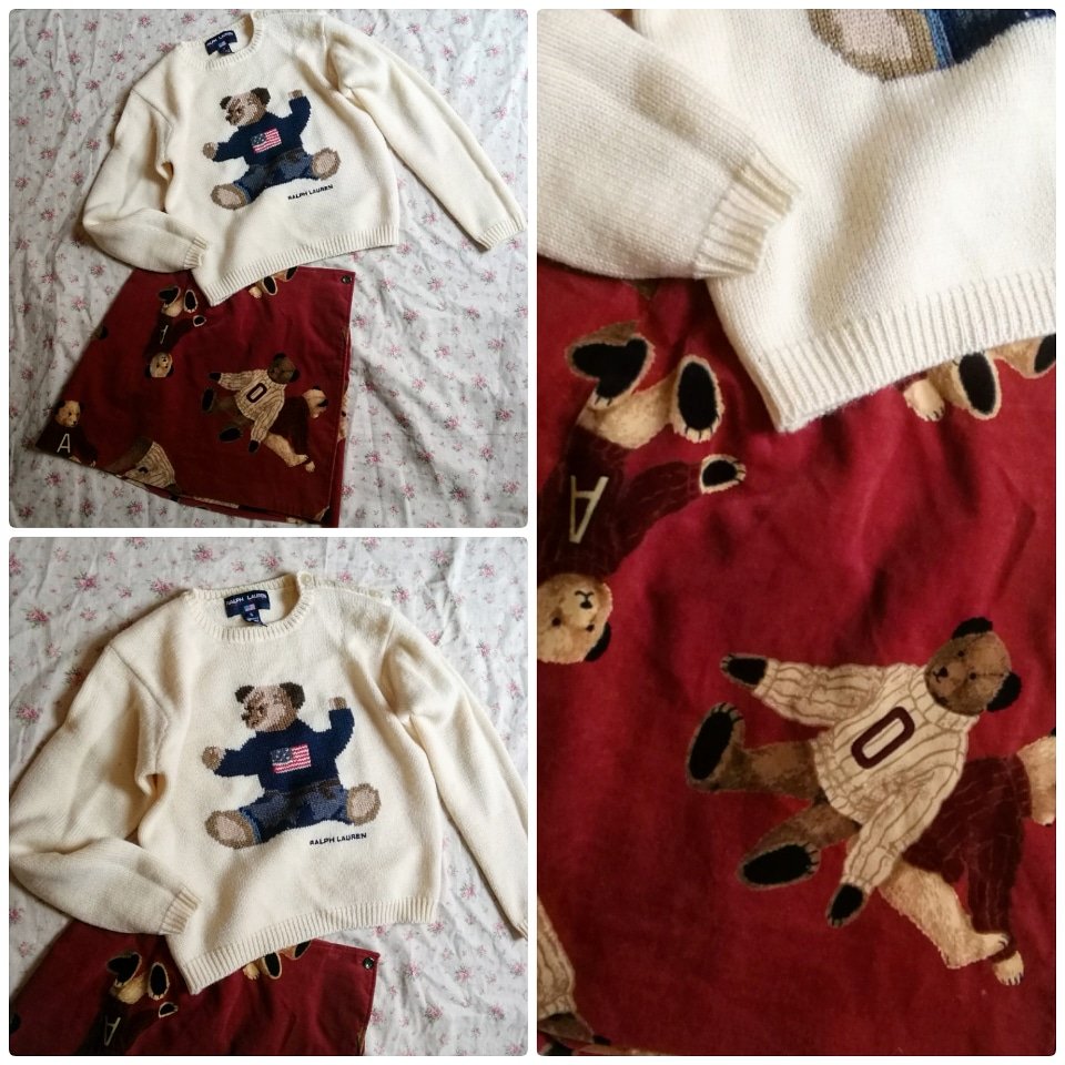 usedクロネコマリン on X: "Ssize RALPH LAUREN ベアー🐻 wool アツキ