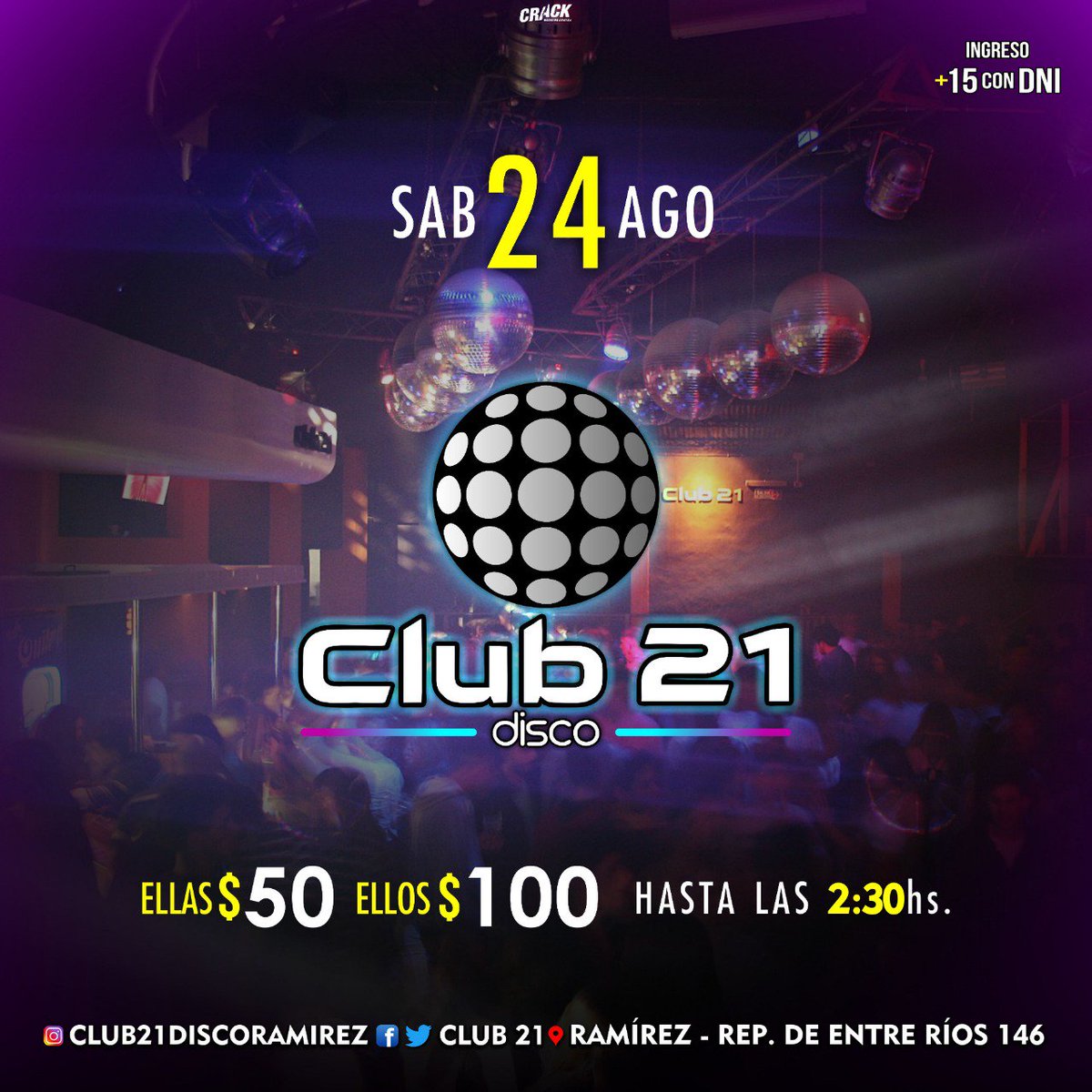 Otra noche de Club 21 🤤