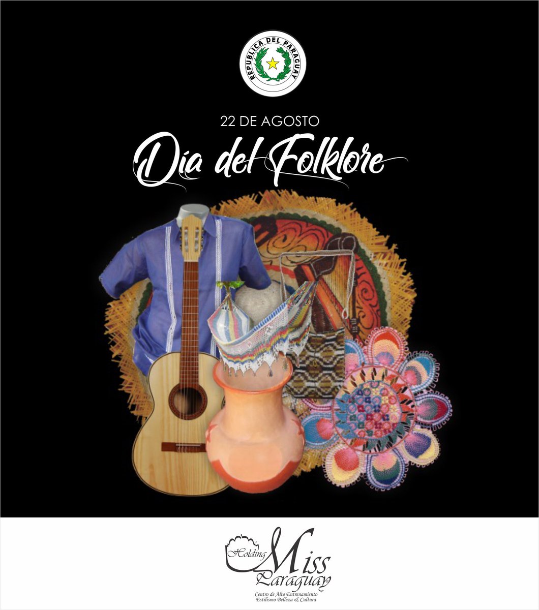 GuillermoRolon5's tweet photo. ✅ 22 de agosto - Día del Folklore. 🇵🇾#MissPy https://t.co/dOX8uORfe0
