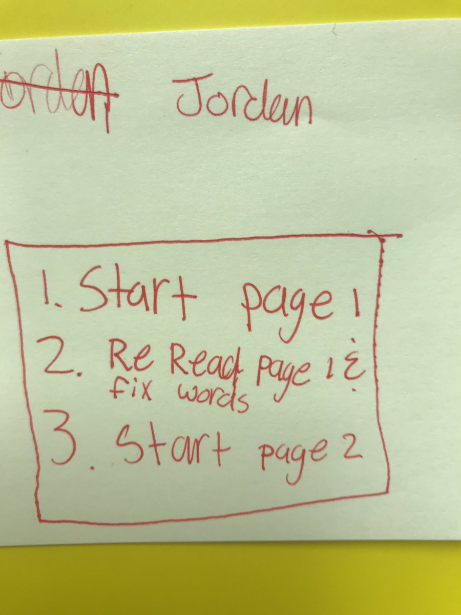 GinnyBowles's tweet photo. Writers make plans to keep themselves writing! We will end each day’s ML with a quick plan so we don’t waste a precious second of writing time! #twowritingteachers @RiceCISD #fourthgrade #writerswrite https://t.co/3LmmC6wOaS