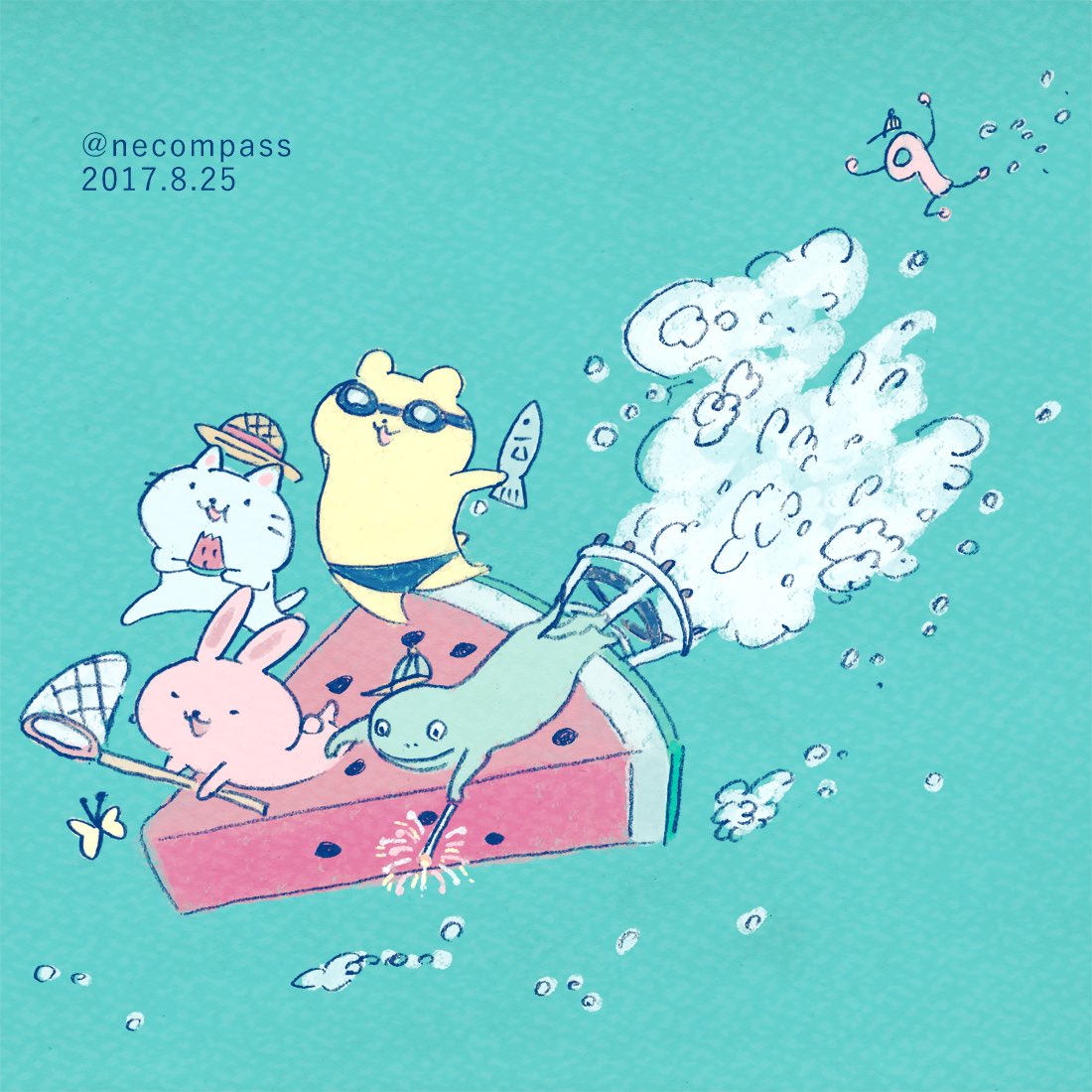 #みんなの絵幅を見せてほしい
最近は主線なしで細かく描くのが多いですがもともとは線多めゆるめでした。また線のやつも描いていきたいです…