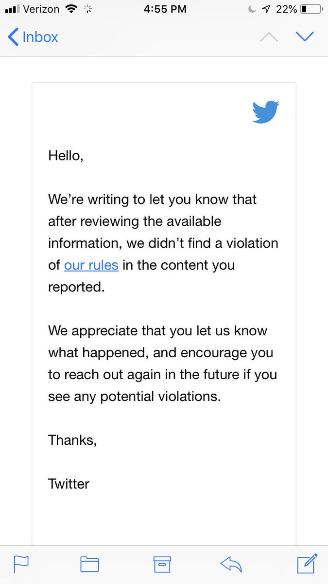 Hey @Twitter <a href="/premiumbusiness/"></a> how is someone calling me the N word not a violation your rules. Everyone please retweet.