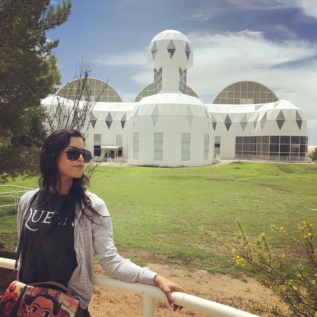 DanayFrance's tweet photo. Danay via IG

Big shout out to @biosphere2 museum. 🥰 It’s the biggest artificial ecosystem lab in the world. They literally built a lab with a savanna, rain forest, desert and an ocean inside. I’m amazed by the work our scientist are doing to preserve our planet. #soinspired https://t.co/tPOULAThfg