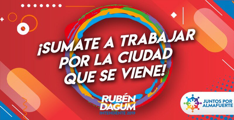 ¡El futuro ya llegó, súmate a trabajar por la ciudad que viene! 
#AlmafuerteJoven
#AlmafuerteAPleno 
#LaCiudadQueViene