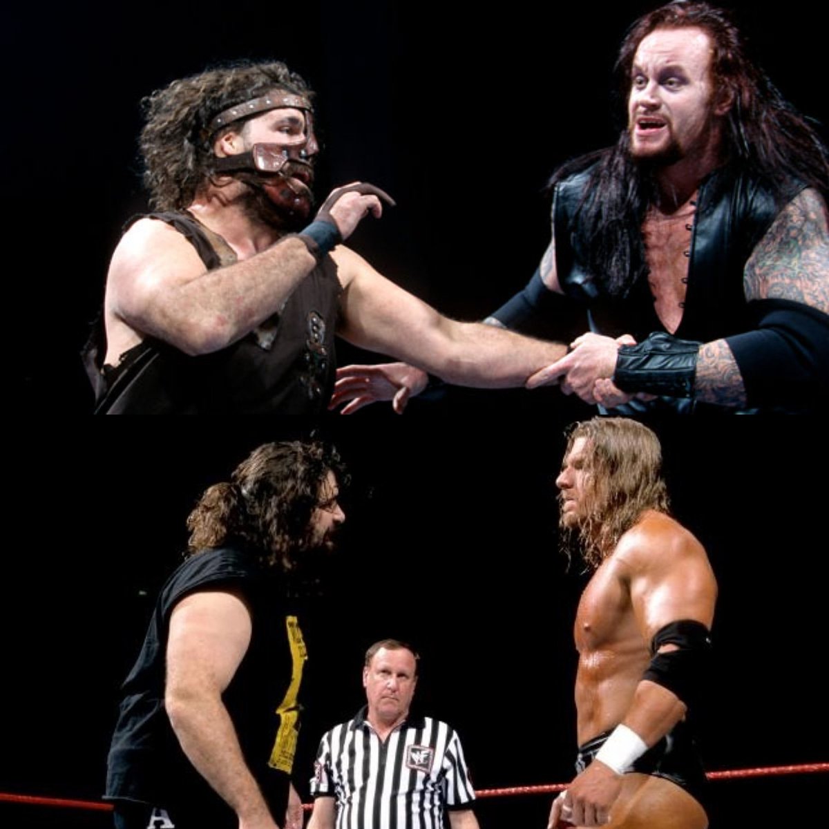 Better rivalry? Mankind vs. The Undertaker? Or Cactus Jack vs. Triple H! There's honestly no wrong answer. Both feuds were epic, but which did u prefer?🤔

#mankind #theundertaker #mrsfoleysbabyboy #thephenom #haveaniceday #restinpeace #cactusjack #tripleh #bangbang #thegame #wwe