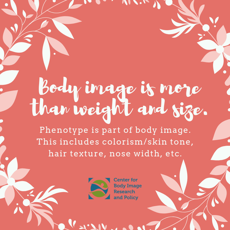 CBIRP's tweet photo. This is an important reminder that #BodyImage is not just about weight and size - our field must be #inclusive! @WearYourVoice
#BodyPositivityInColor #Intersectionality #BodyImageMatters #Feminism #EffYourBeautyStandards #SocialJustice https://t.co/LrkqylKtOd