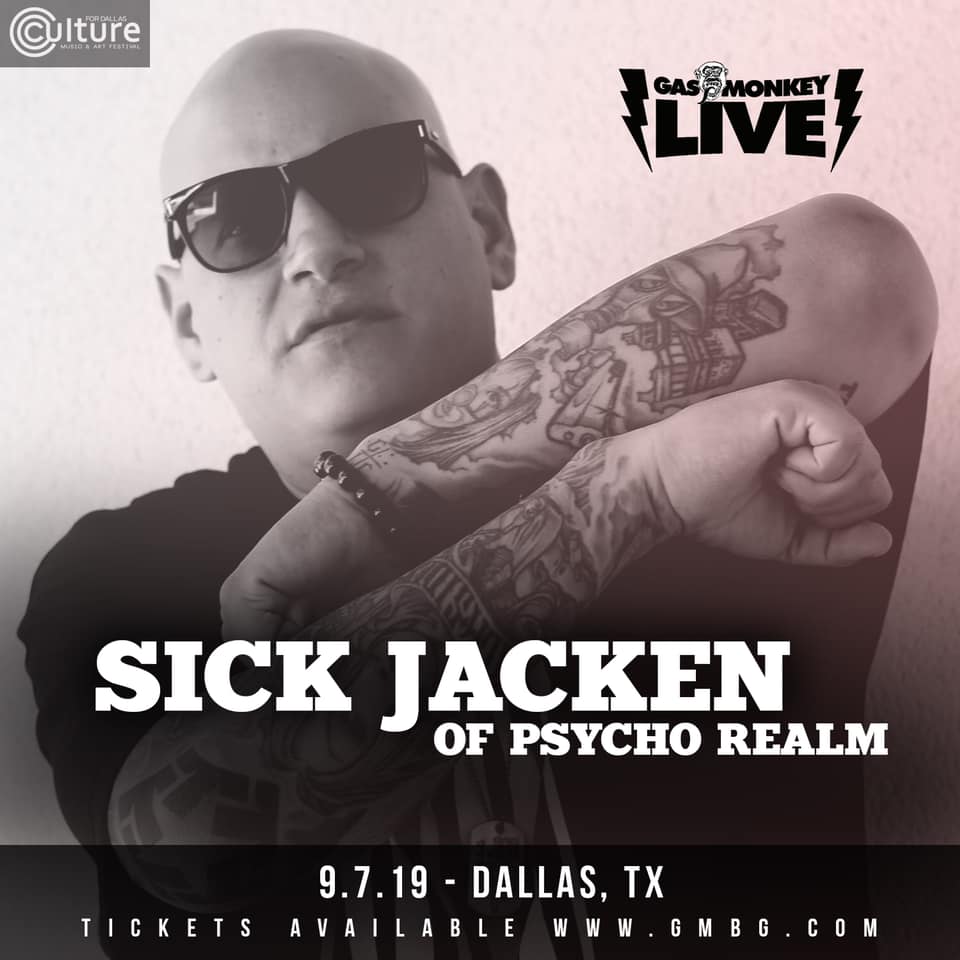 DFWHIPHOPEVENTS's tweet photo. Saturday 9/7 -Live in Dallas, TX at  @GasMonkeyLive! 
@SickJacken
@TRAEABN
@TheOutlawz
@SickJacken
@KillahPriest
@GavlynIsMom
@Reverielove
@thabigtuck
@xBValentine 
@JelloMauri
 and more. https://t.co/TF9KjJKO5Q