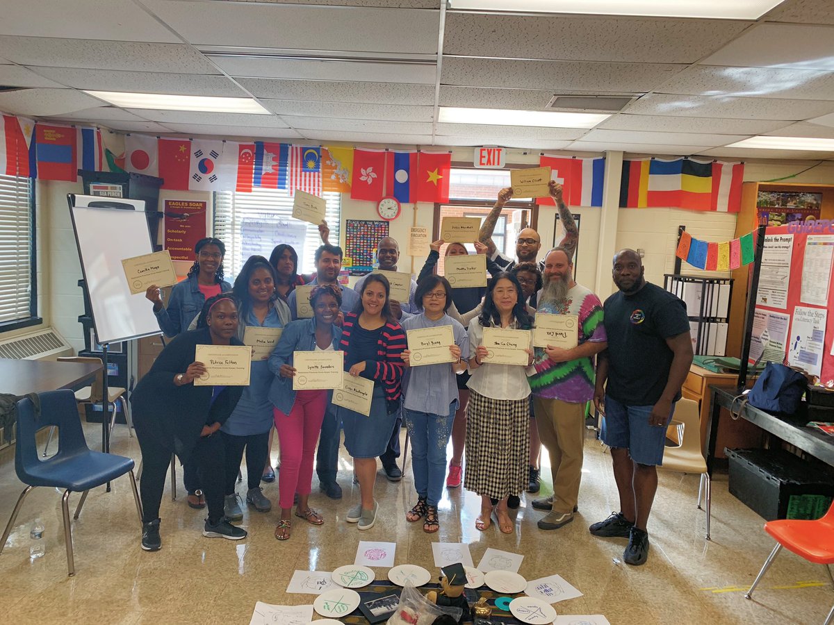 Principal_KMSSI's tweet photo. Honored to train such an amazing group of educators from @DDEMSEagles in #RestorativePractices https://t.co/gaLLw1DDj2
