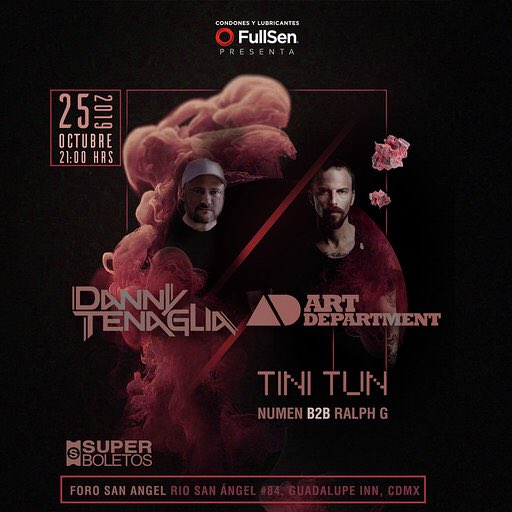 UniqueTalentMx's tweet photo. @DannyTenagliaDJ 
@ARTDEPTMUSIC 
Rumbo al Aca World Sound Festival 2020

Tickets 🎟🎟
📲 5525600812 

🔺Zona General $672
♦️Zona VIP $1,120
▪️Zona Fullsen Backstage $1,680 

VENTA DE BOLETOS
https://t.co/PHj3YW5BIt

#sentidosafull #acaworldsoundfest2020 #hablabiendeaca #dj https://t.co/4PFQ0D7hSN