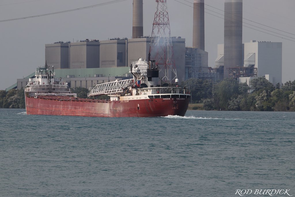 RodBurdick's tweet photo. One of the last steamers (August 12, 2019)
#casonjcallaway #greatlakesfleet #steamer #greatlakes #stclairriver #selfunloader #freighter #classic https://t.co/P18cPzDXdU
