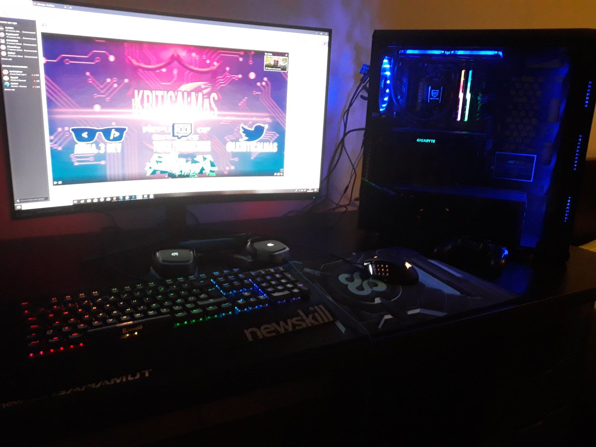 lKriticalMas's tweet photo. SetUp actualizado  #setup #MSI #newskill #corsair #Logitech #RTX https://t.co/3WmaIhwnye