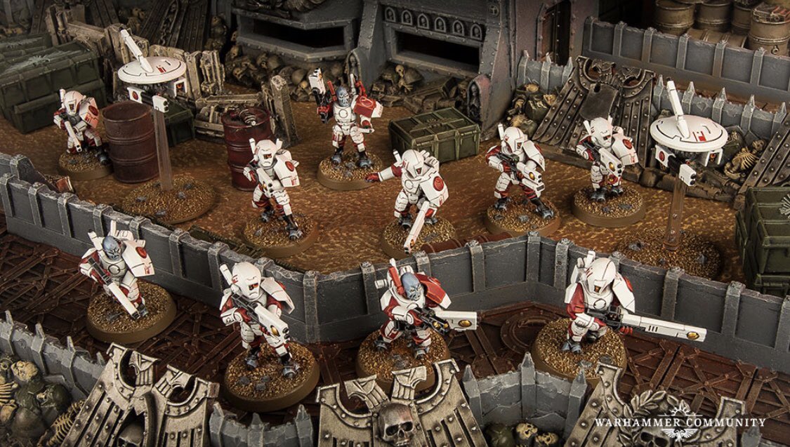 WarhammerHara's tweet photo. プレオーダーは土曜日から!
#killteam #starterset #starpulse #tauempire #thafang #spacewolves https://t.co/dmS94DWY9M