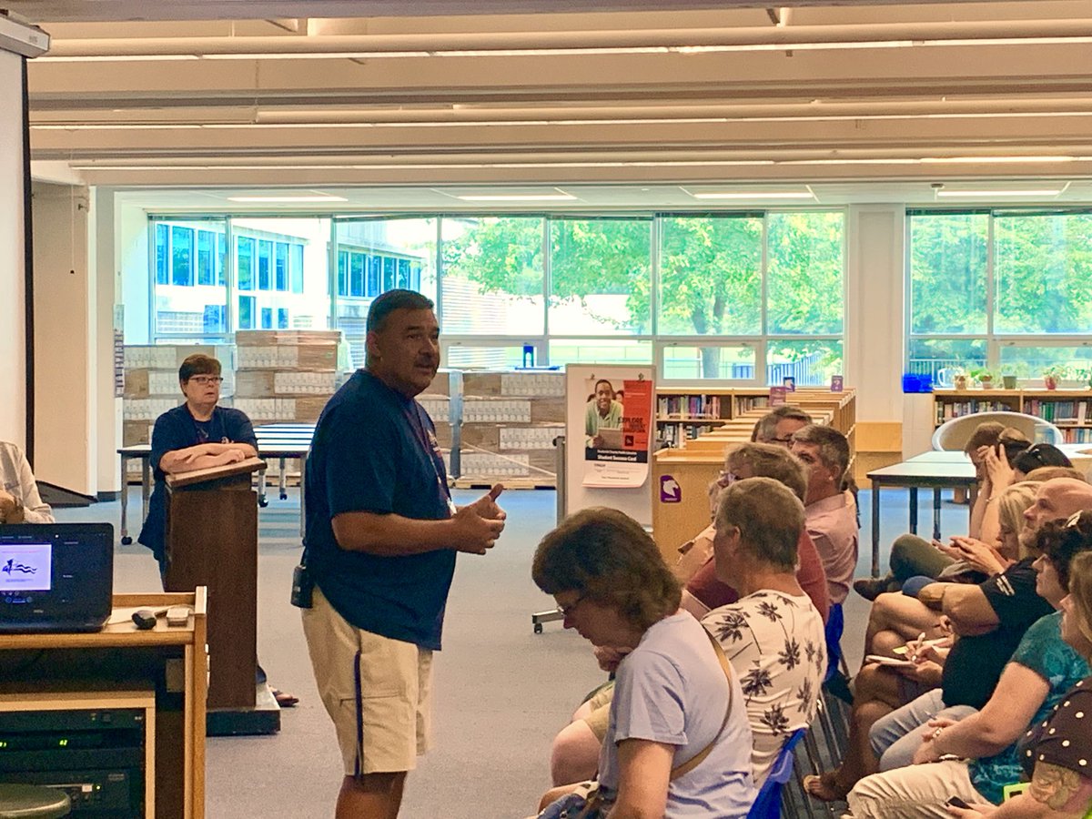 GTJHSAthletics's tweet photo. Coach Chavez stressing to Freshman parents @ Orientation about our kids as “Student/Athletes” 1st & creating a culture that #TJPatriotNation can be proud of!
Welcome class of 2023 to the proud traditions of GTJHS! #MakeEmBelive #PatriotStateofMind
@TJ_PatriotsAD @tj_patriot https://t.co/jar68wWL2e