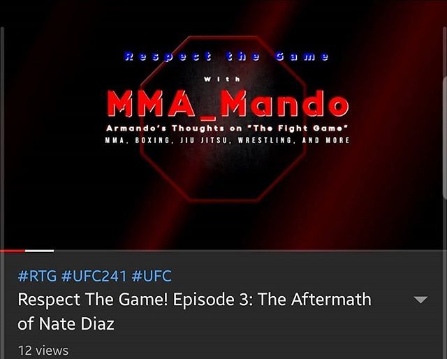 #RTG Respect The Game: With MMA_Mando Episode 3 is OUT! 
Click the link to listen: 
https://t.co/LQ6PPYn171 
In this episode, we discuss UFC 241 and the results. The absolute FIREFIGHT between Yoel Romero v Paulo Costa, Anthony Pettis v Nate Diaz with o… https://t.co/6GqN6QMElW https://t.co/D26oy1kGxn