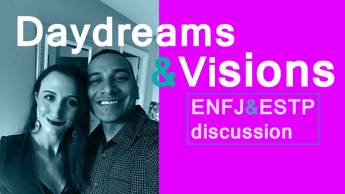 classyidealist's tweet photo. Amidst our goofiness yesterday, we actually made a freeform discussion video on daydreams and visions from a sensing and intuitive perspective. I was actually surprised by some things! Hope you enjoy! #ENFJ #ESTP #MBTI #myersbriggs https://t.co/03CQCpB90E https://t.co/1cQ7MMCY4j