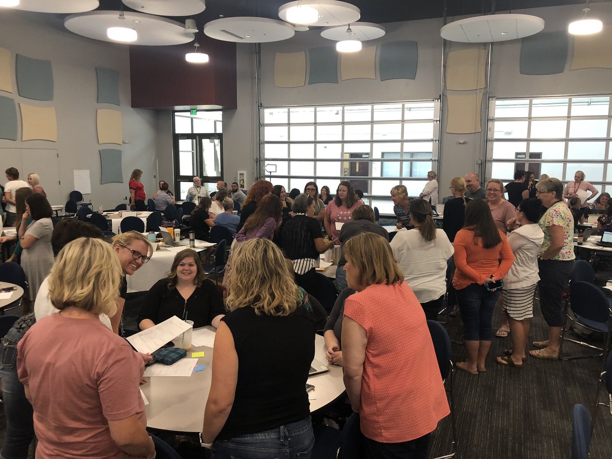 carahinkson's tweet photo. Here are some of our teachers collaborating across schools! #WeAreWestAda https://t.co/gZIiTn8ObN