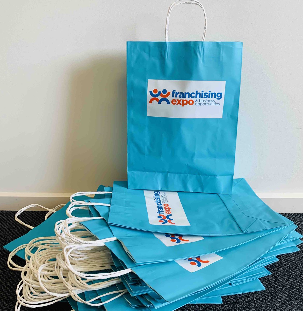By Saturday these bags will be chock-full of goodies from our #franchisingexpo exhibitors. You can score one by being among the first 100 people through the <a href="/MCEC/">MCEC</a> doors at 10am Saturday or Sunday.
Save $10, register with promo code SCL at franchisingexpo.com.au #freestuff