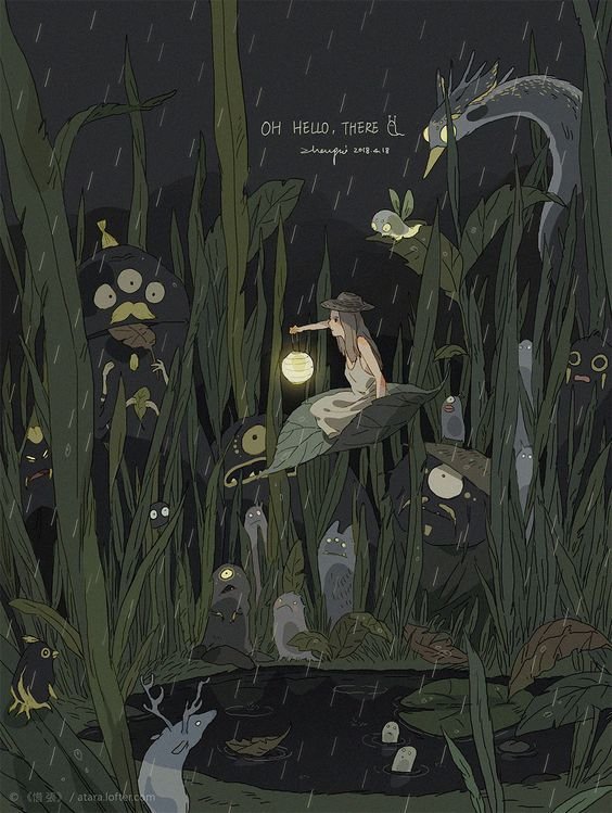 Daisyinsnow's tweet photo. Beautiful and magical art by Xi Zhang https://t.co/lHw93hmQIg